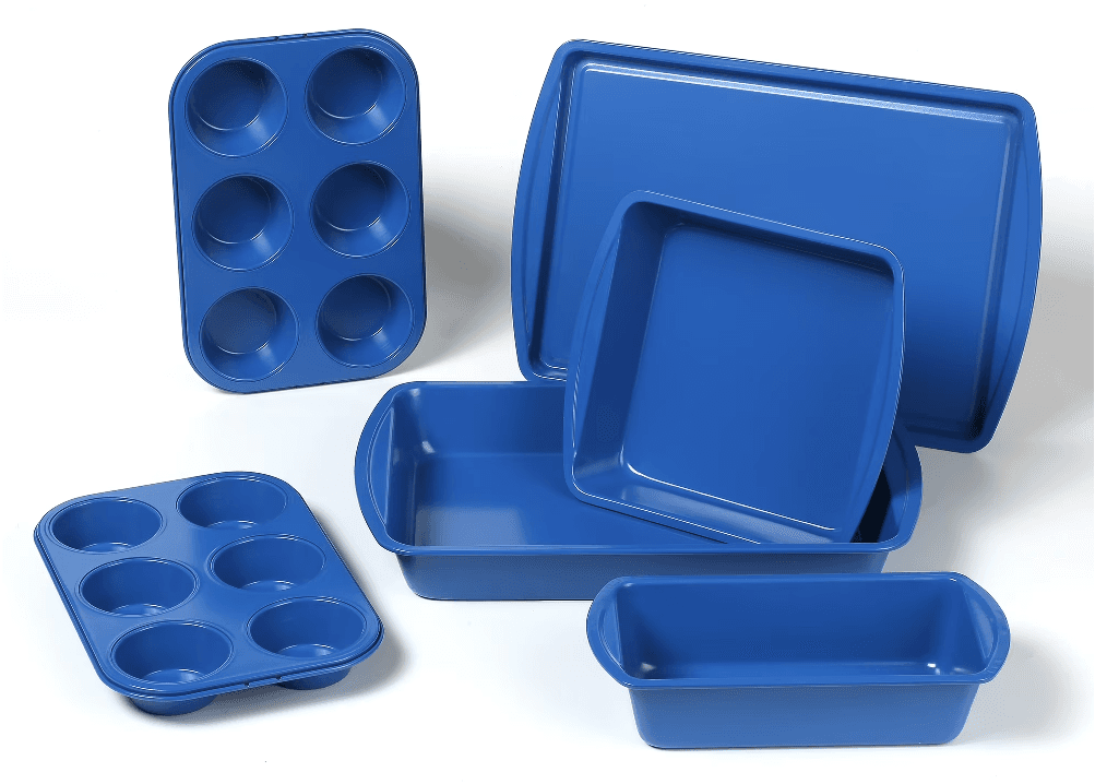 6-Piece Mainstays Non-Stick Bakeware Set Walmart