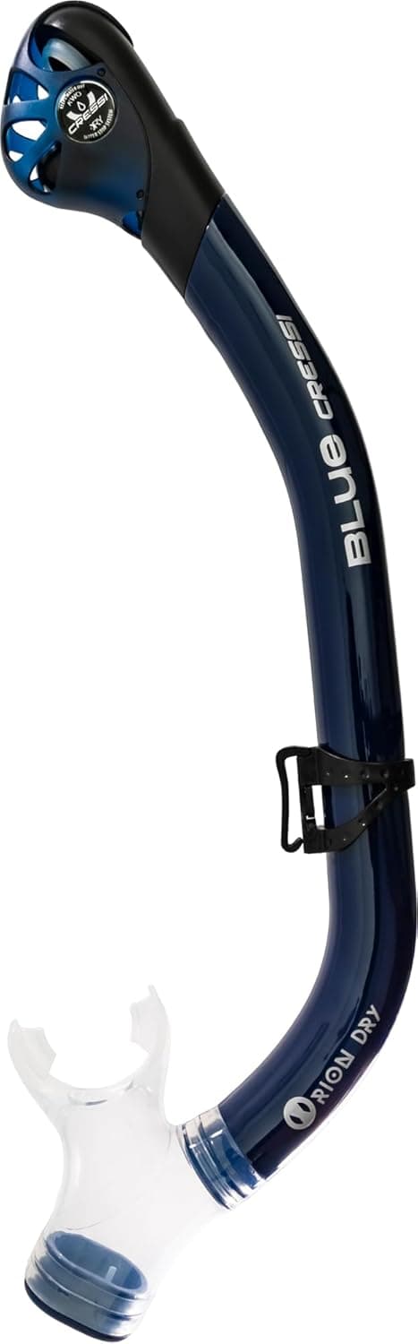 Save on Cressi Orion Dry Snorkel in Navy Blue