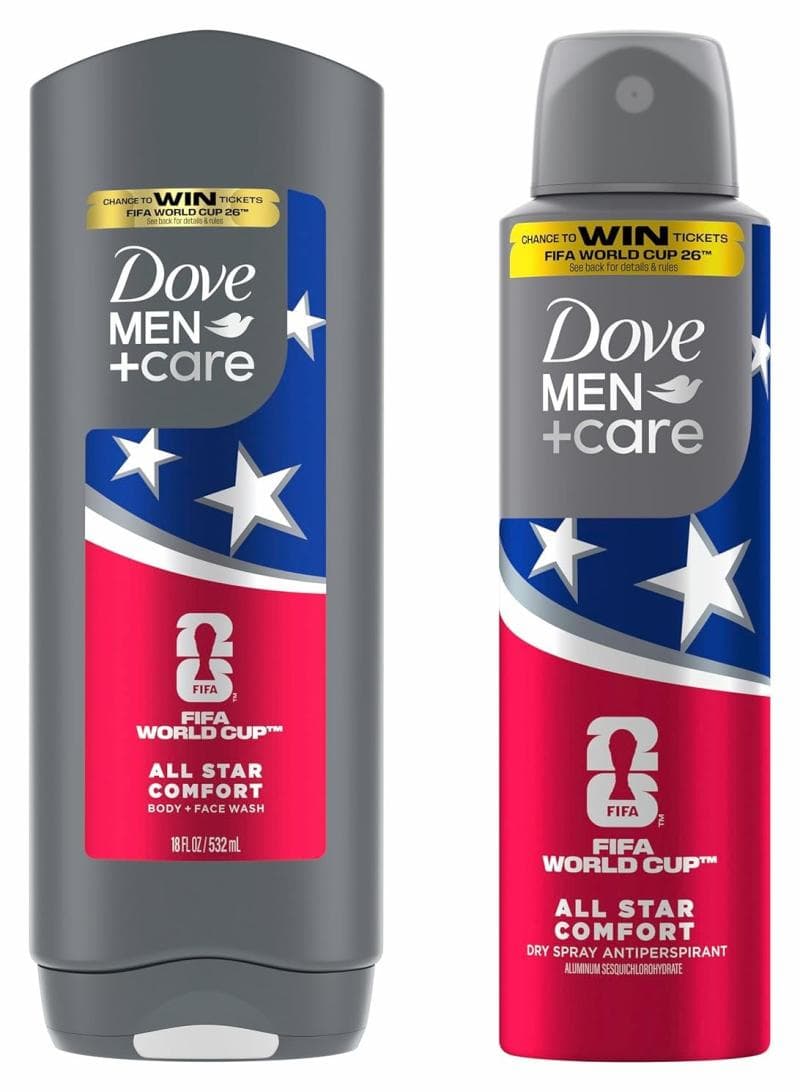 Refresh with DOVE MEN+CARE Body Wash & Deodorant Set
