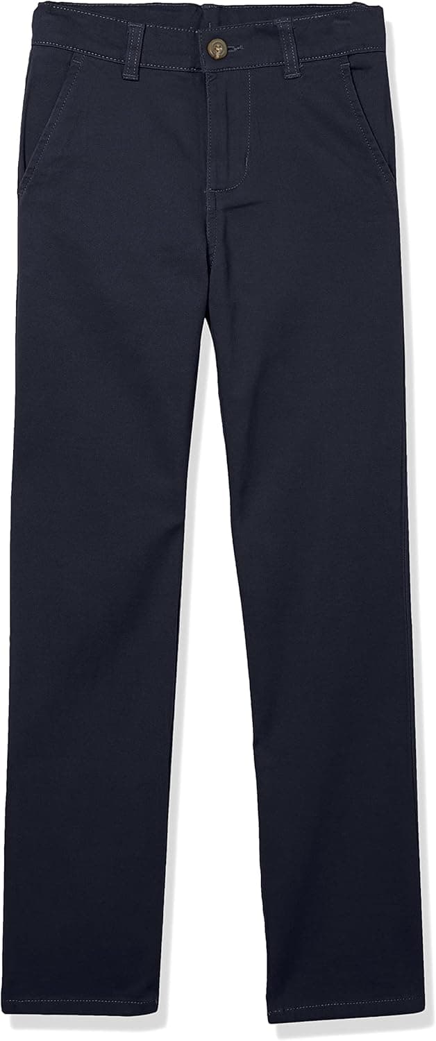 Izod Boys School Uniform Pants - Navy, 14 Husky
