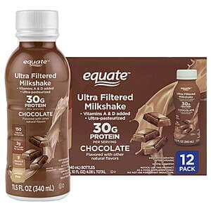 Fuel up with Equate Ultra-Filtered Milk Protein Shakes