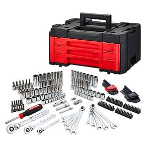 Versatile CRAFTSMAN Tool Set: 242 Pieces, SAE & Metric, with Case