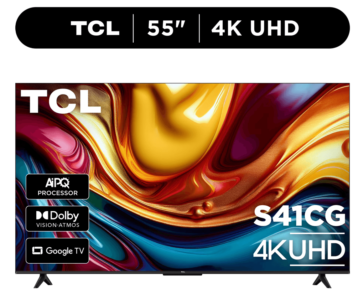 Save 43% on the TCL 55" 4K UHD HDR LED Smart Google TV