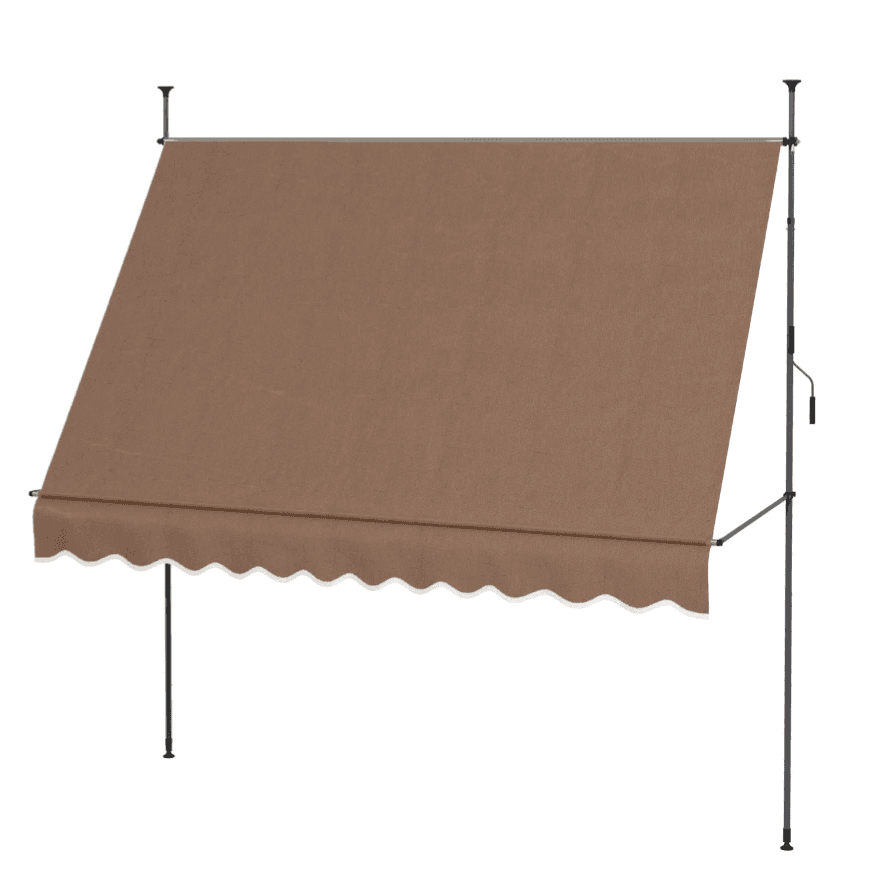 10-Foot Retractable Awning on Sale for $75