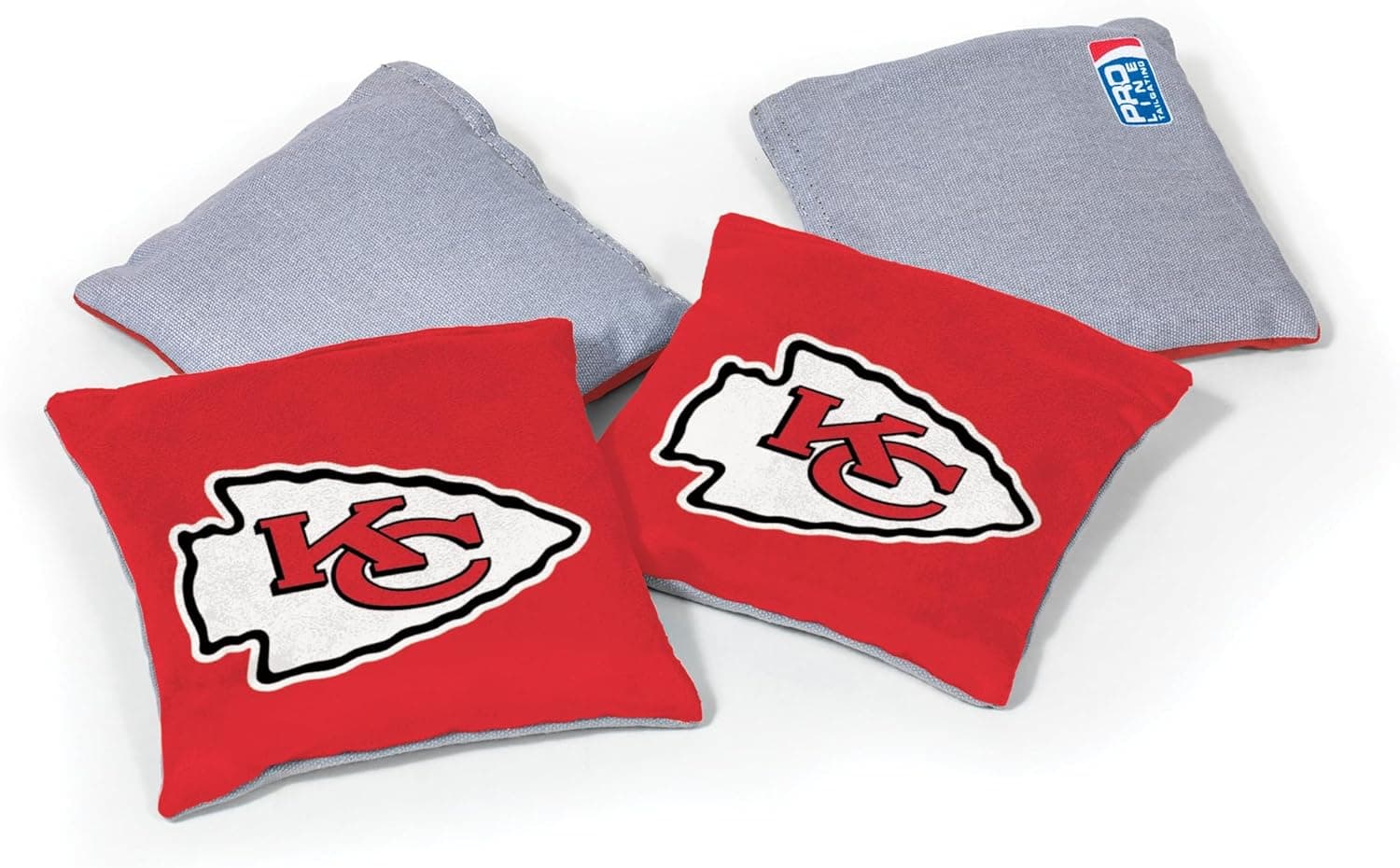 Premium Cornhole Bags: NFL Chiefs Dual-Sided Set