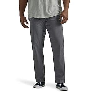 Lee Men's Extreme Motion Flat Front Pants - Only $20.20