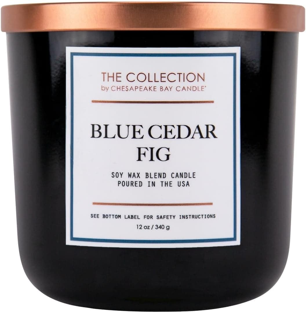 Chesapeake Bay Candle - 50% Off Blue Cedar Fig Scented Candle