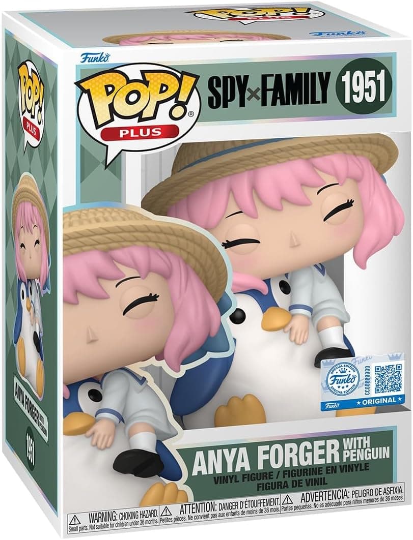 Funko Pop! Anya Forger with Penguin - Amazon Exclusive Collectible