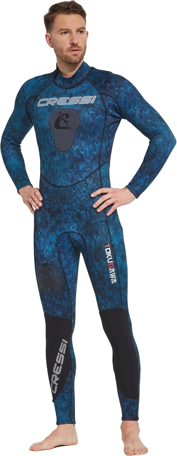 Save 15% on the Cressi Tokugawa Nylon 3 mm Wetsuit in Camo Blue
