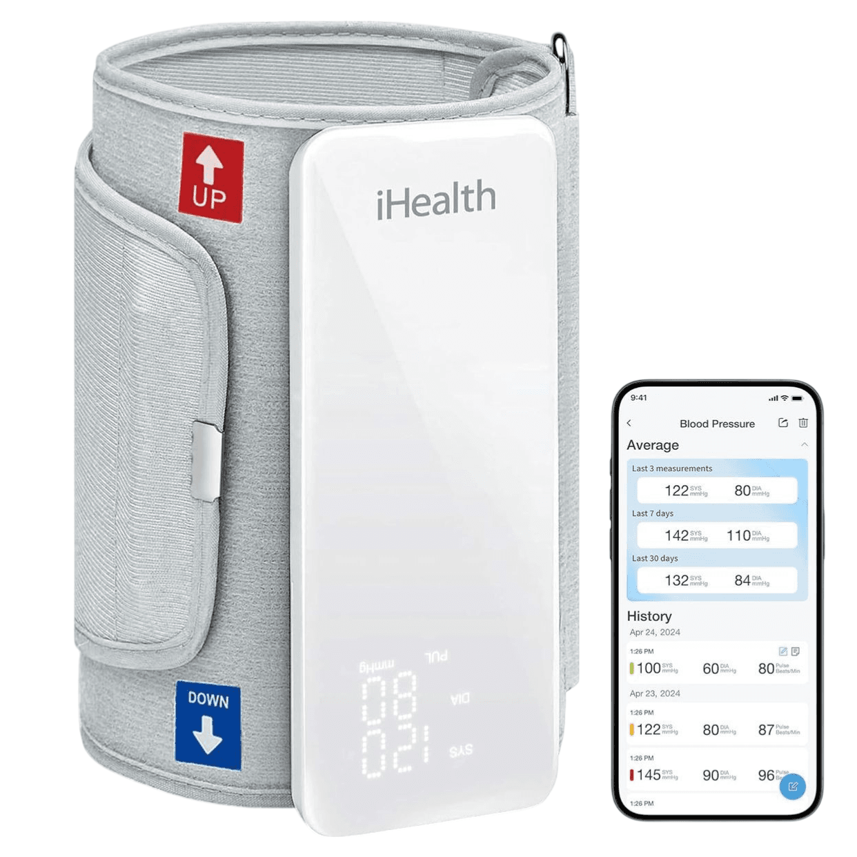 Wireless Blood Pressure Monitor by iHealth - 71% Off