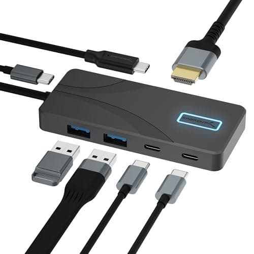 SABRENT 5-Port USB Type-C Hub w/ HDMI, 80W Charging, 10Gbps USB 3.2 Ports (Refurb) Computers.woot!