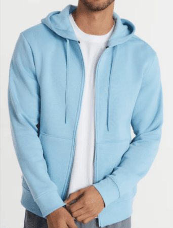 Athletic Works Men's Fleece Zip Hoodie Sweatshirt Walmart