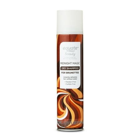 Equate Midnight Magic Dry Shampoo for Brunette Hair Care, 5.71 fl oz, Compare to Batiste Dark Hair Dry Shampoo