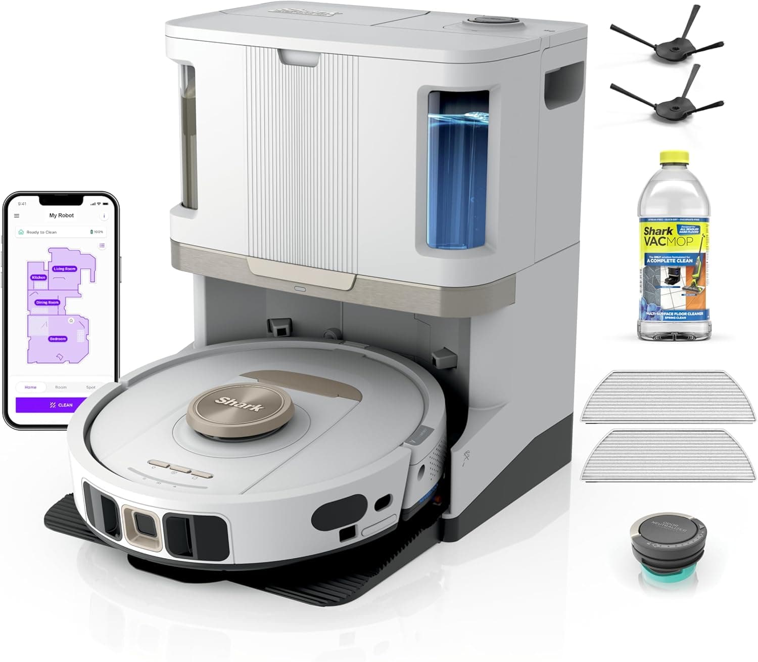 Shark's Powerful 2-in-1 Robot Vacuum & Mop - Hands-Free Cleaning