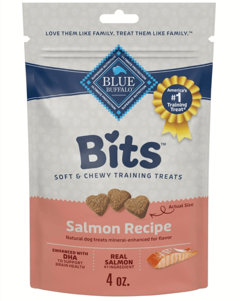 Save 55% on Blue Buffalo Dog Treats for Training