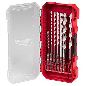 7-pc Milwaukee SHOCKWAVE Carbide Multi-Material Drill Percussion Bit Set $19 + Free Shipping