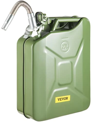 Durable Vevor 5.3-Gallon Jerry Fuel Can for Outdoor Use