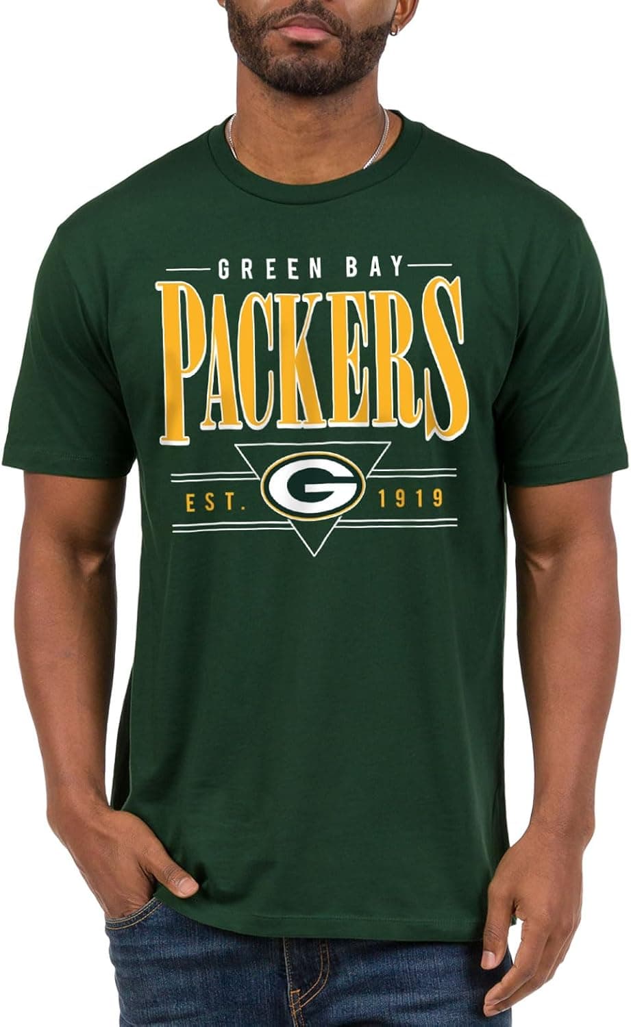 Iconic Green Bay Packers Retro T-Shirt for NFL Fans