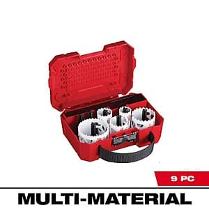 Get a 9-Piece Milwaukee Hole Dozer Bi-Metal Hole Saw Set for $23.35 with Free Shipping