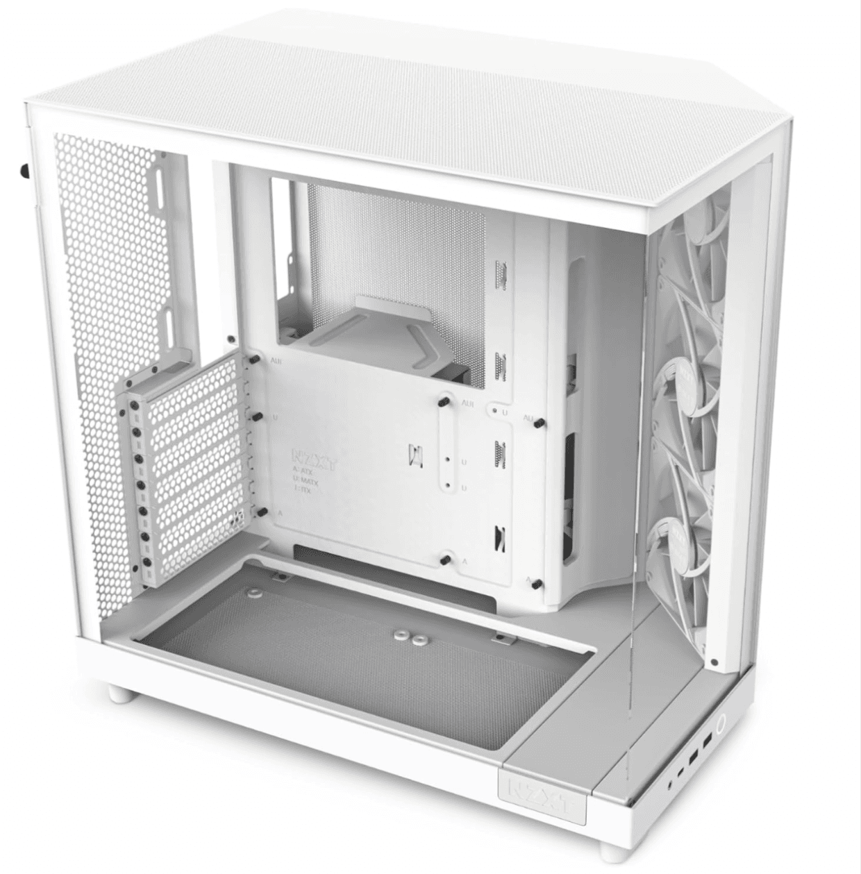NZXT H6 Flow Compact Dual-Chamber PC Case