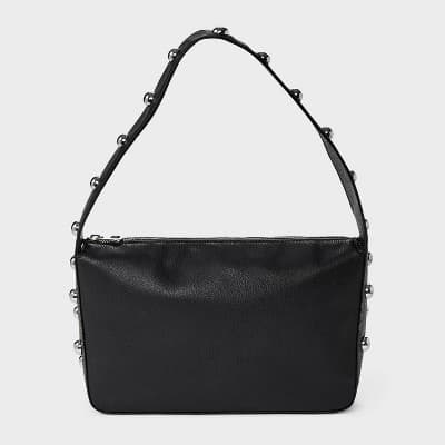 Studded Shoulder Bag - Universal Thread™ Black