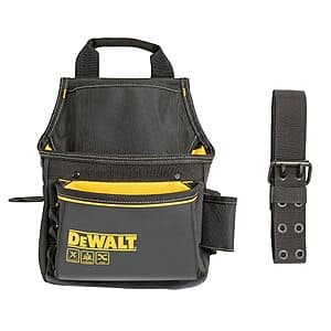 Save 50% on DeWALT 12-Pocket Polyester Carpenter Tool Pouch