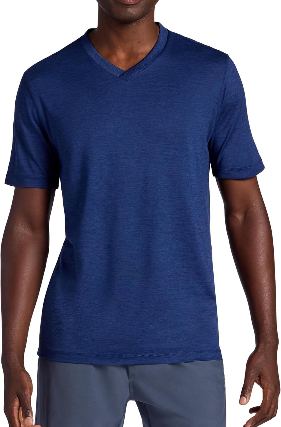Save on Gaiam Men's Stretch V-Neck Top in Medieval Blue