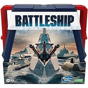 Classic Battleship Board Game by Hasbro for $10 on Amazon