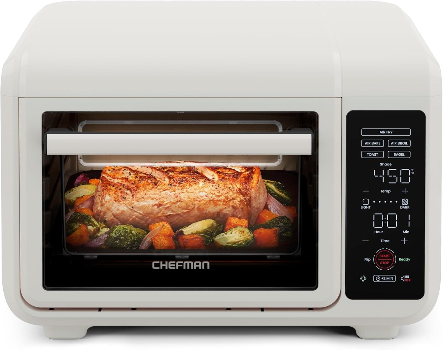 Chefman Air Fryer Toaster Oven Combo - Crisp, Bake & Toast with Ease