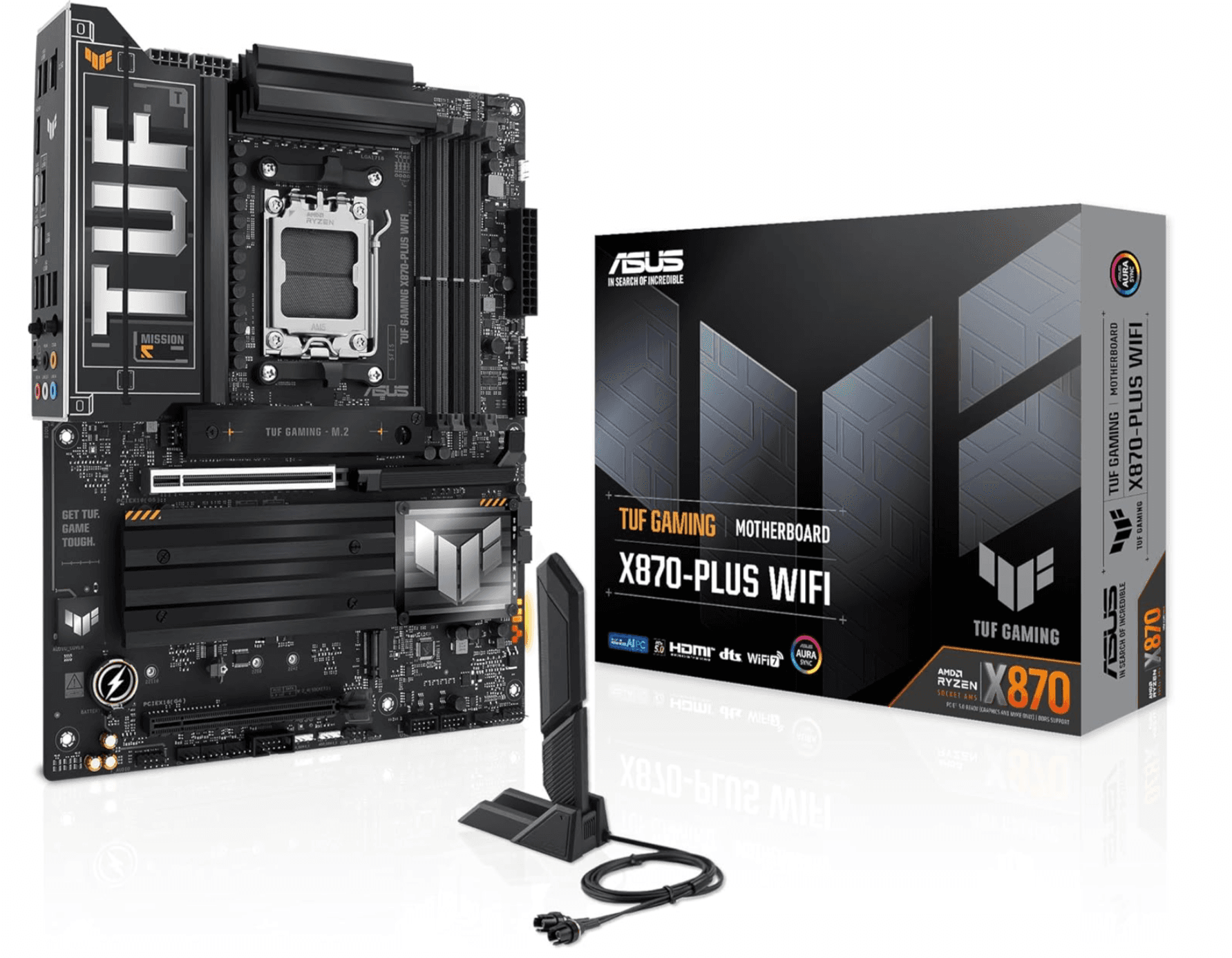 ASUS TUF Gaming X870-PLUS WiFi AMD AM5 X870 ATX Motherboard Amazon