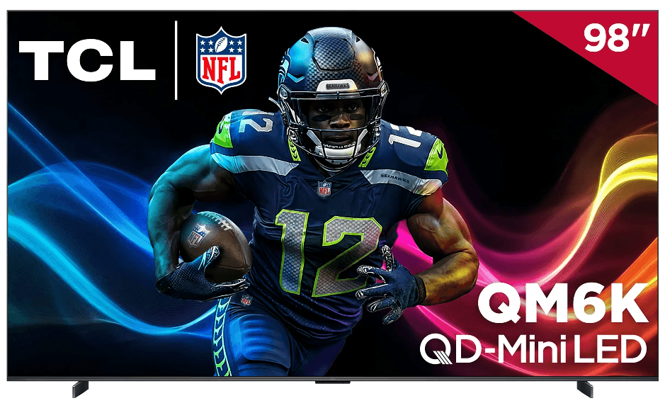 Massive 98" 4K QLED TV from TCL at 50% Off