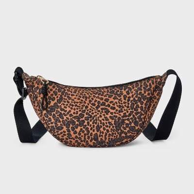 Essential Crescent Sling Crossbody Bag - Universal Thread™ Leopard