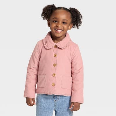 OshKosh B'gosh Toddler Girls' Corduroy Jacket - Pink 4T