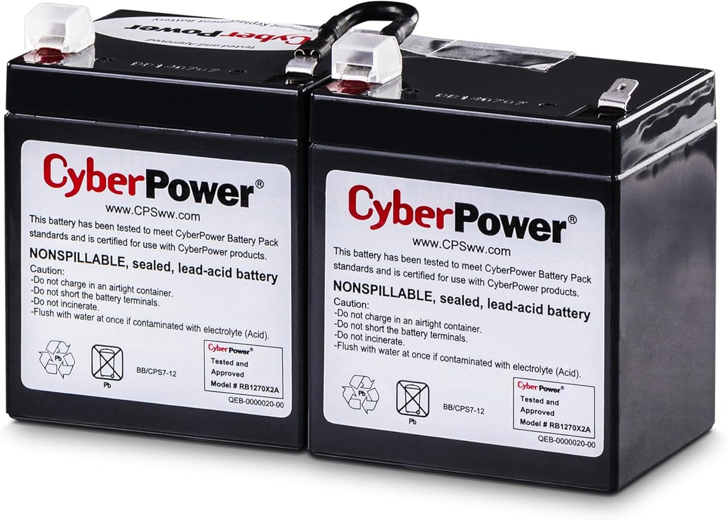 Reliable UPS Backup Battery: CyberPower RB1270X2A