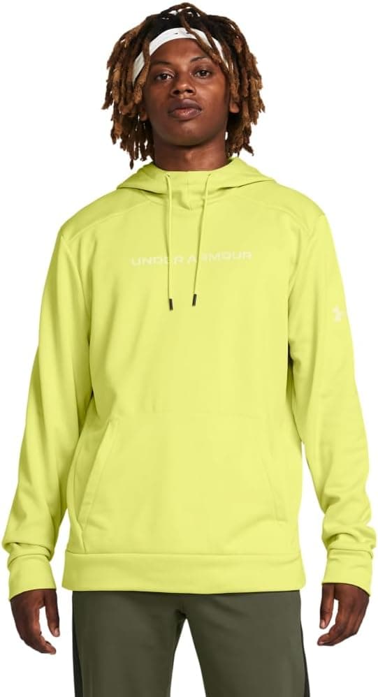 Save 57% on Under Armour Fleece Hoodie in Lime Yellow