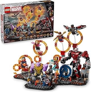LEGO Marvel Avengers: Endgame Final Battle - Super Hero Building Set for Kids, Ages 10+ - 10 Figures Including Iron Man, Black Panther, and Iron Spider - Birthday Gift for Boys and Girls - 76323