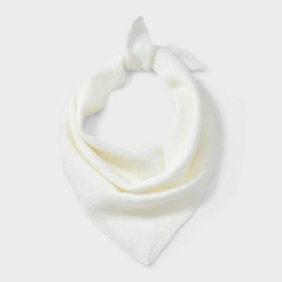 Women's Triangle Scarf - A New Day™ Cream