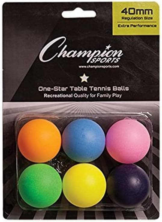 Elevate Your Ping Pong Game with Champion Sports 1 Star Balls