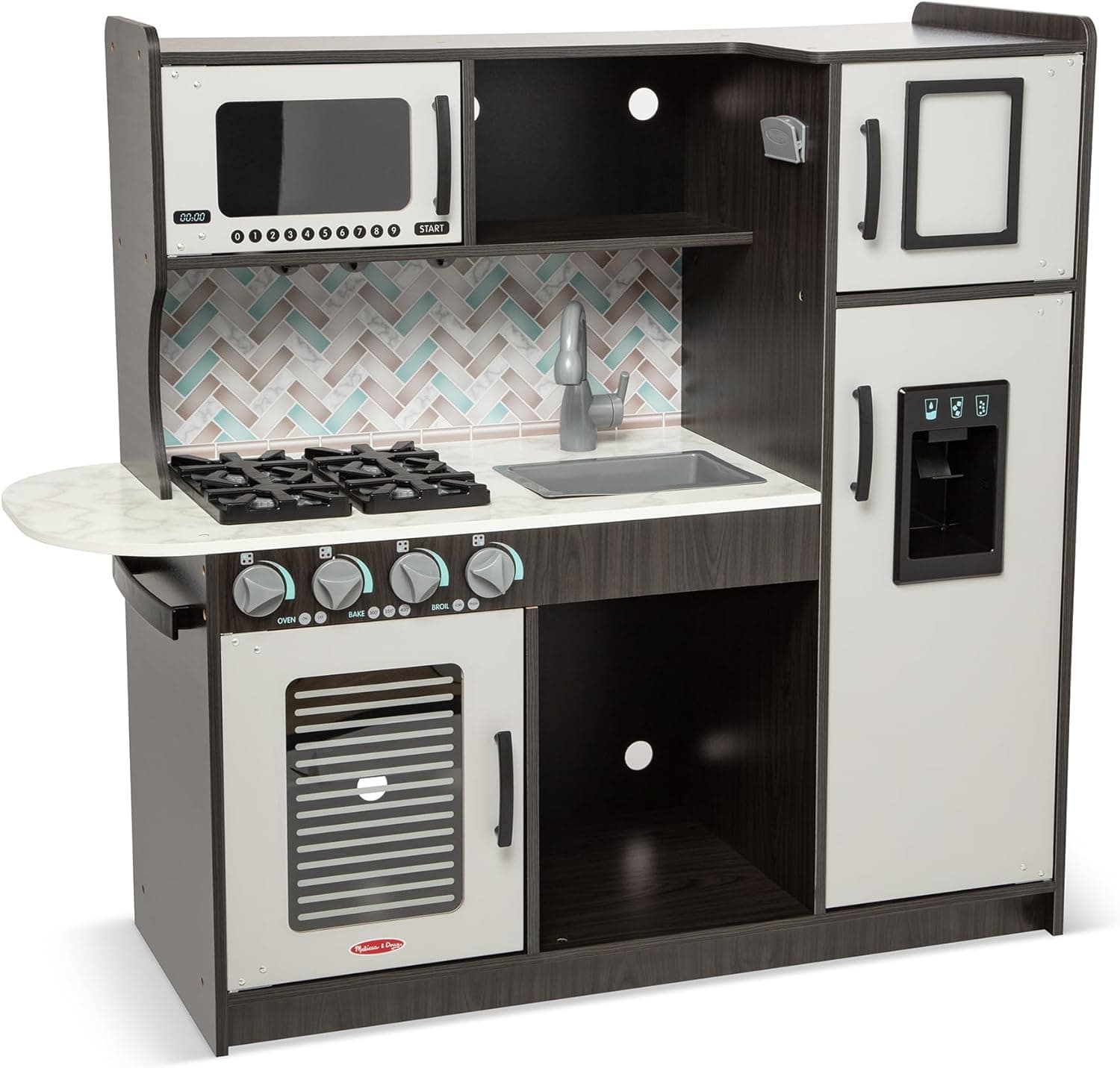 Melissa & Doug Wooden Pretend Play Kitchen for Kids