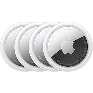 Apple AirTags 4-Pack: Affordable Bluetooth Trackers for Your Essentials