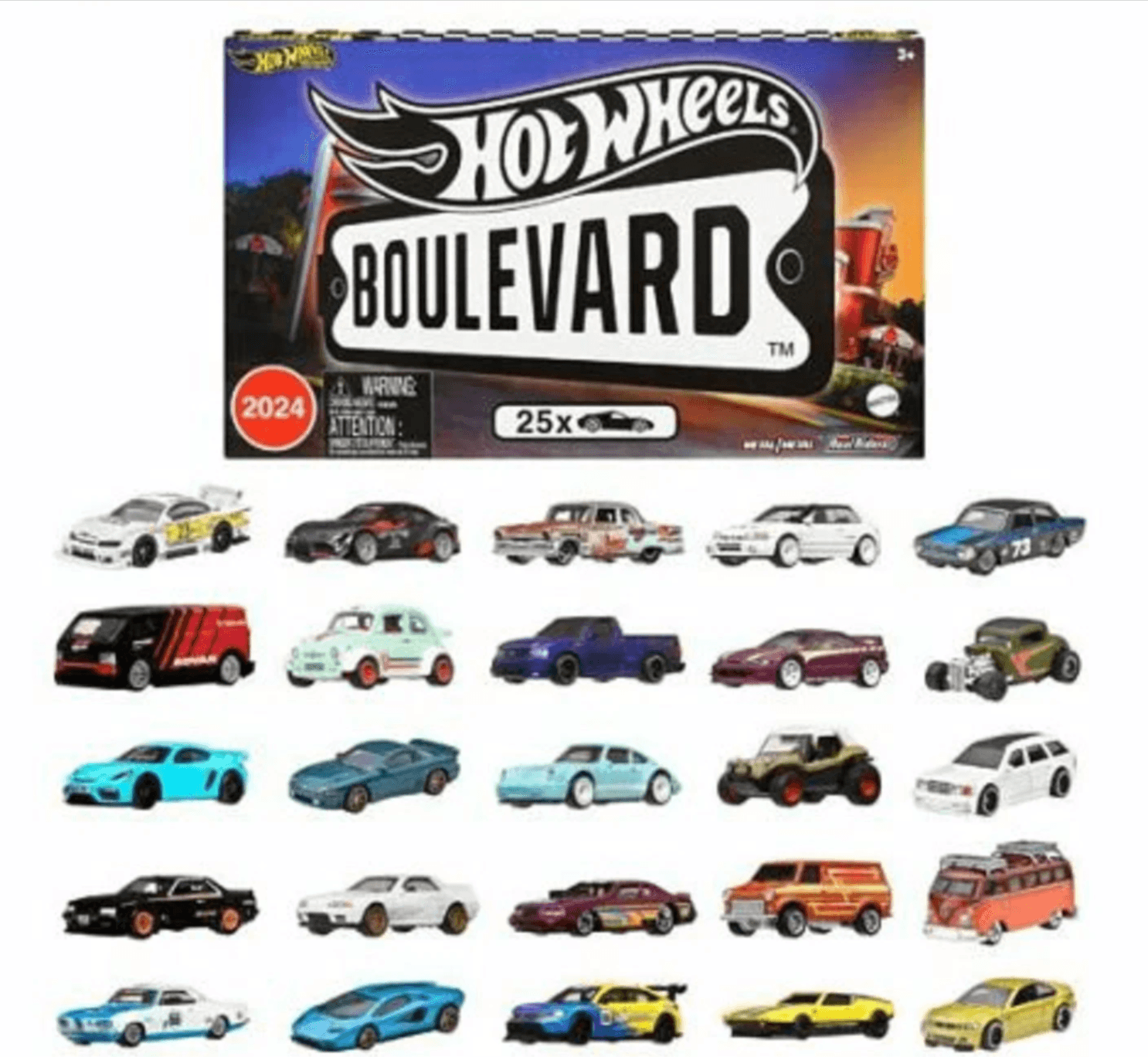 Hot Wheels Boulevard 25-Car Factory Set (2024 Edition) on eBay