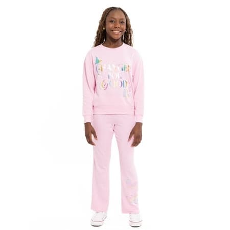 Wicked: For Good Girls Graphic Flare Sweatpants, Sizes 4-16