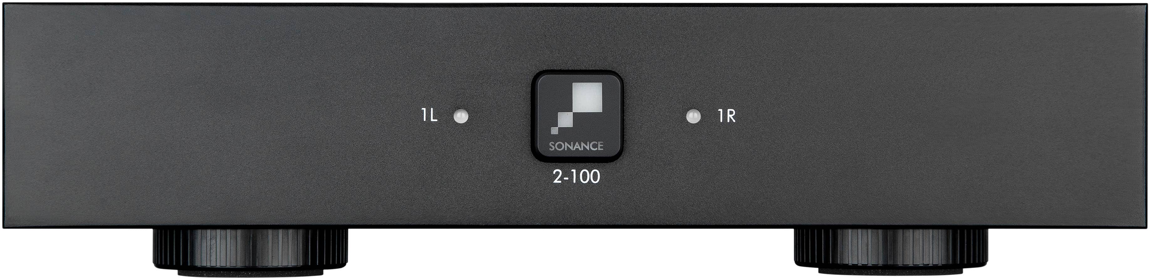Sonance - Sonamp 2-100 Amplifier - 100W 2.0 Ch. Amplifier for Home Audio & Multi Room Systems (Each) - Black