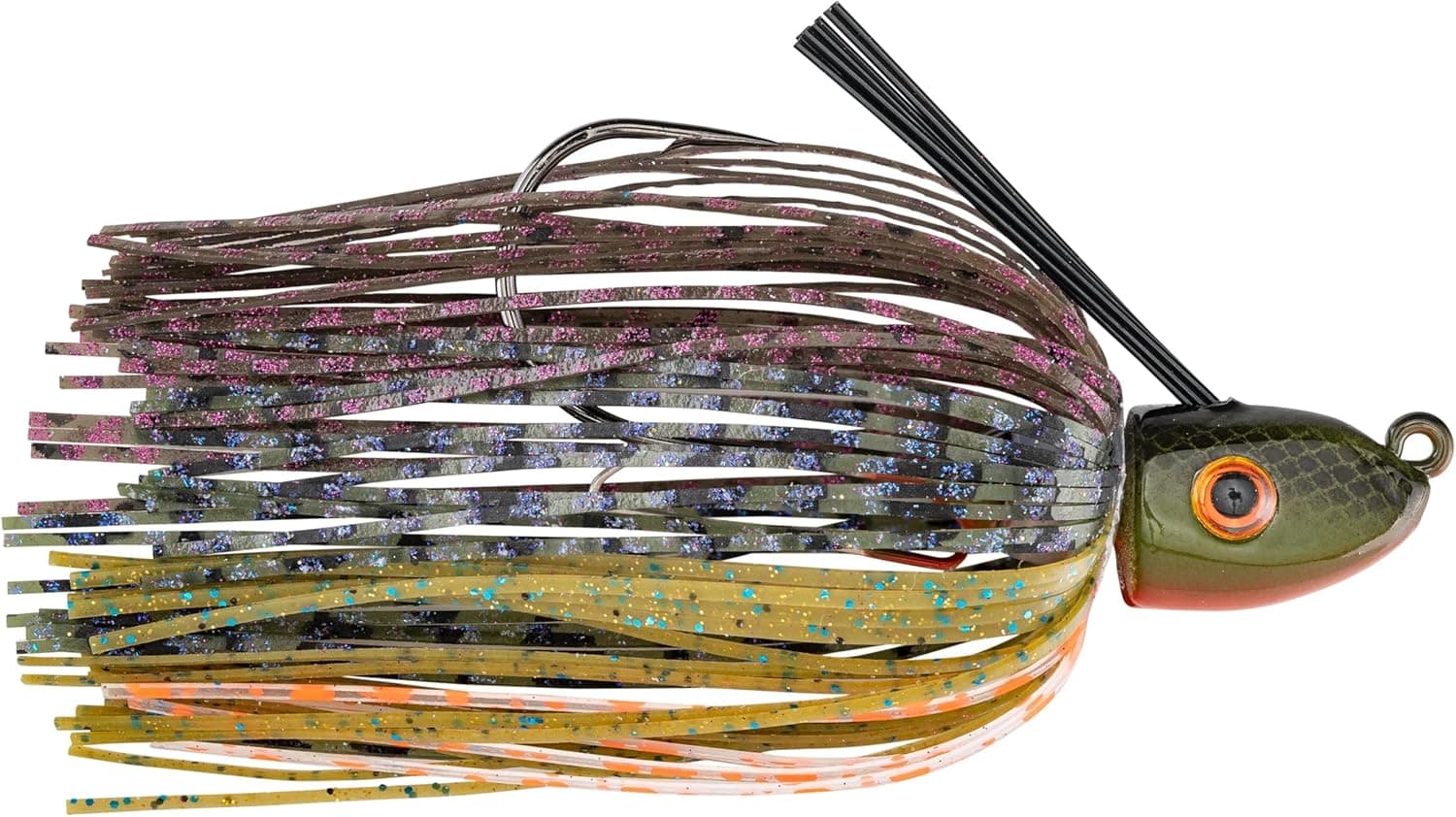 Streamlined Swim Jig with Balanced Head and Ultra-Sharp Hook