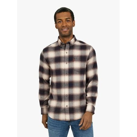 Chaps Men's and Big Men's Comfort Stretch Flannel Shirt, Sizes S-2XL