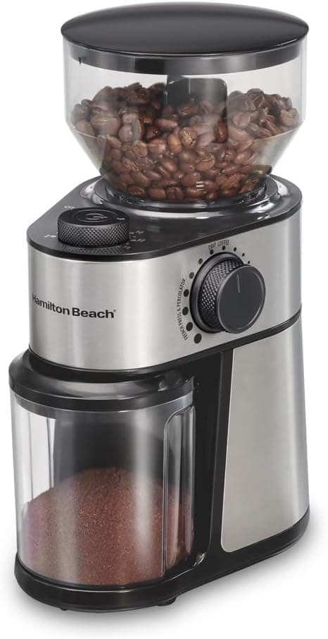 Grind Your Coffee Beans to Perfection with the Hamilton Beach Burr Grinder