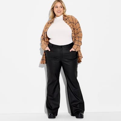 Women's Flare Pants - Wild Fable™ Black XXL