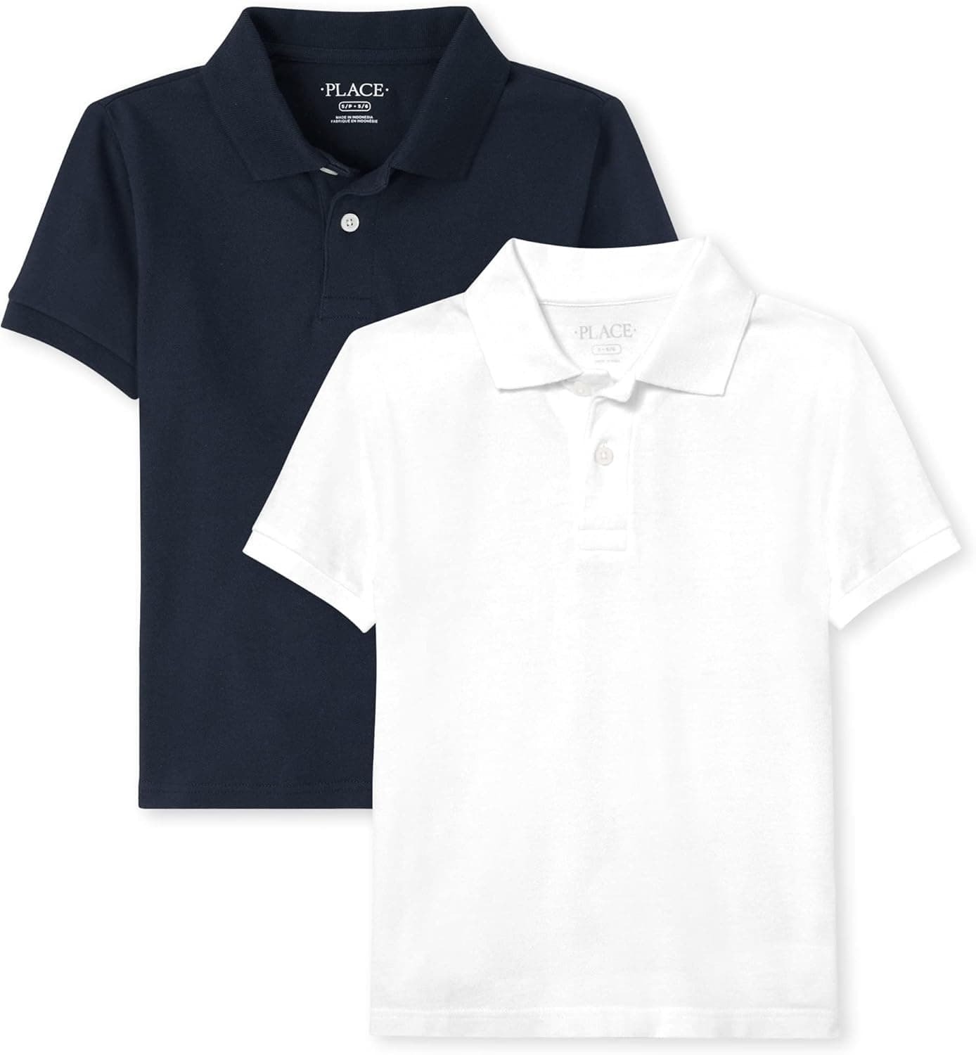 2-Pack Boys Pique Polo Shirts - Save Over 50%