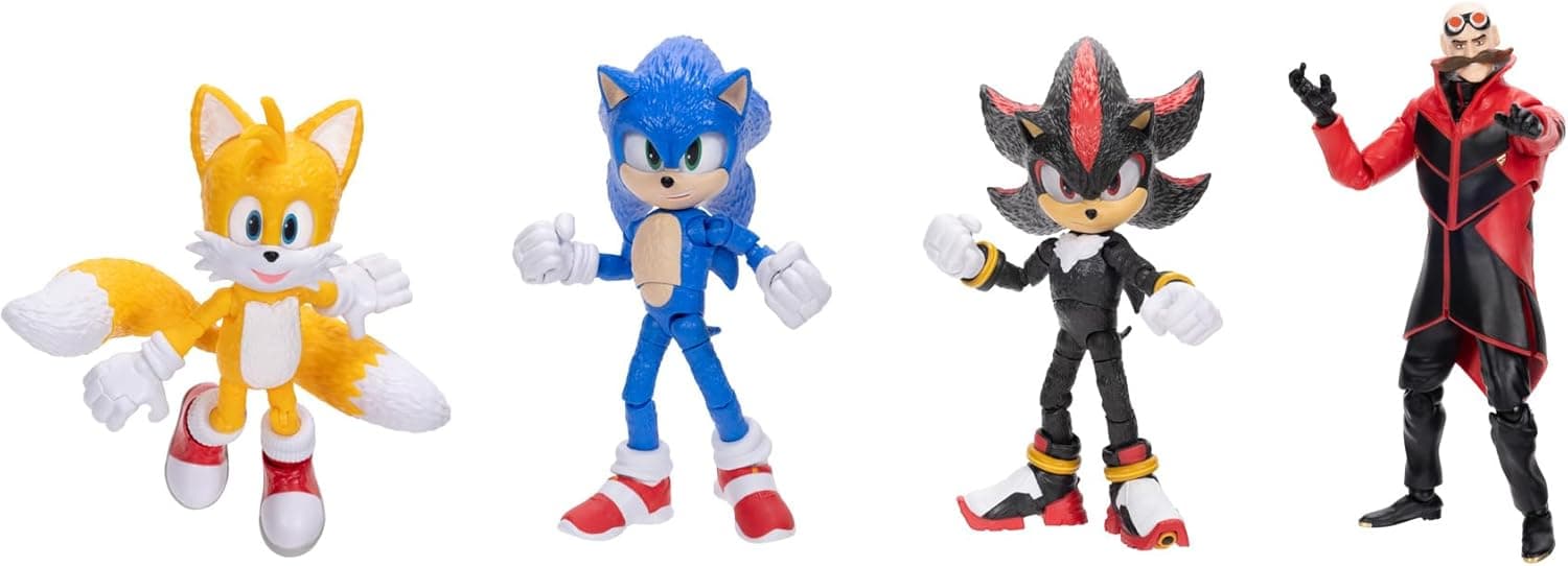 Sonic The Hedgehog Action Figures, 4-Pack from Jakks Pacific