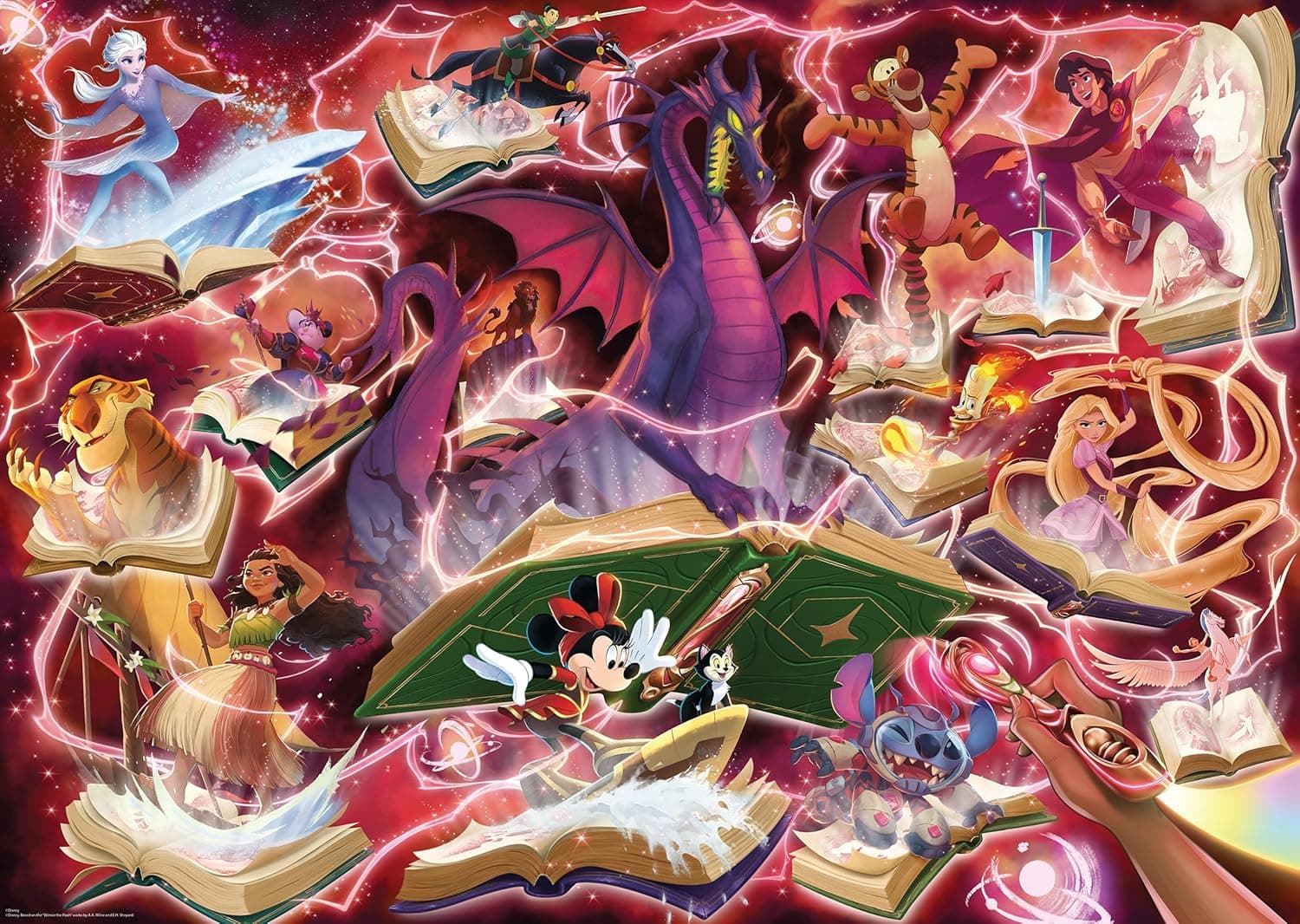 Ravensburger Disney Lorcana Puzzle: Glimmers of The Realm